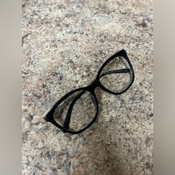 Michael Kors Accessories - Michael Kors Black and Gold Glasses Frames Only